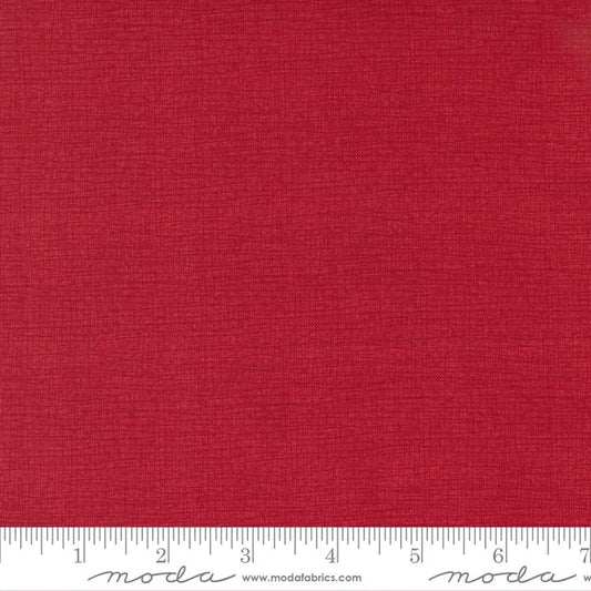 Thatched Ruby Red Rob Pickens Moda Cotton Fabric MD-48626-191