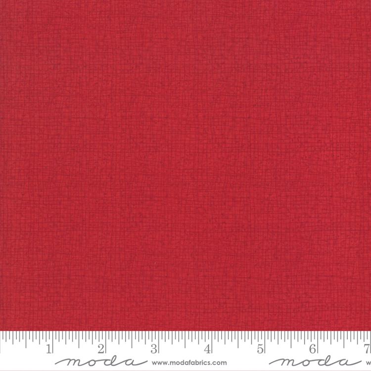 Thatched Scarlet Red Robin Pickens Moda Cotton Fabric MD 48626 119