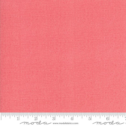 Thatched Texture Solid Sugar Rose Pink Robin Pickens Moda Cotton Fabric MD-48626-127