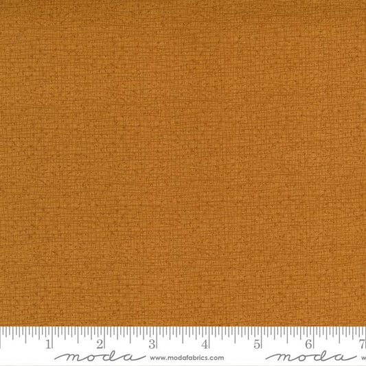 Thatched Texture Aged Penny Orange Robin Pickens Moda Cotton Fabric MD-48626-180