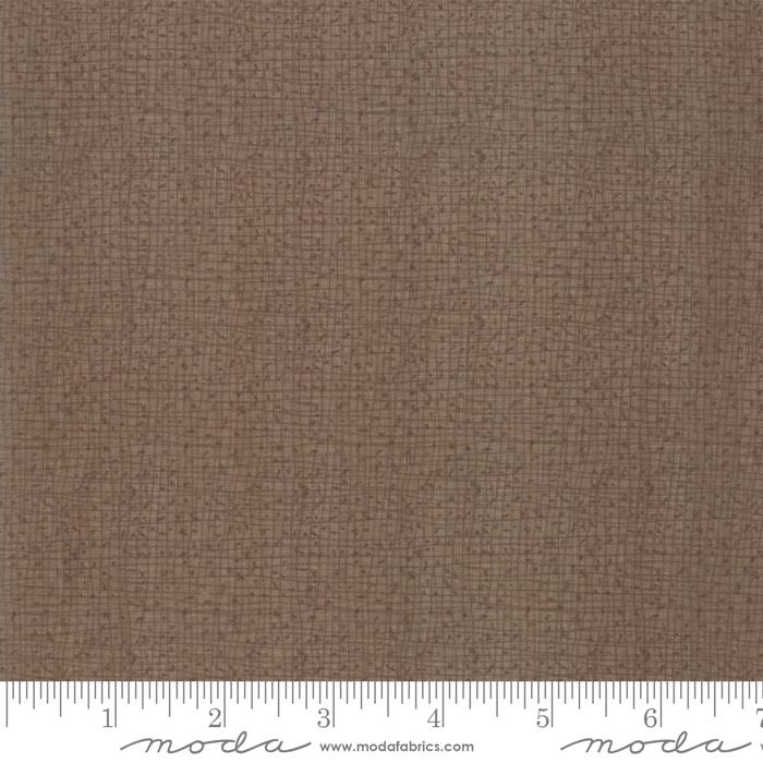 Thatched Texture Cocoa Brown Robin Pickens Moda Cotton Fabric MD-48626-72
