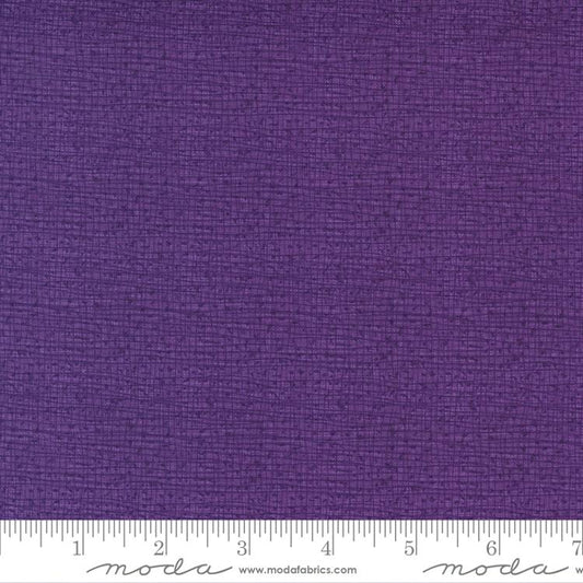 Thatched Texture Pansy Purple Robin Pickens Moda Cotton Fabric MD-48626-160