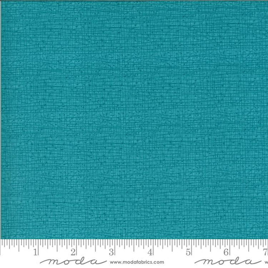 Thatched Texture Pond Aqua Pickens Moda Cotton Fabric MD-48626-137