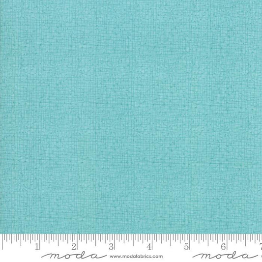 Thatched Texture Seafoam Aqua Pickens Moda Cotton Fabric MD-48626-125