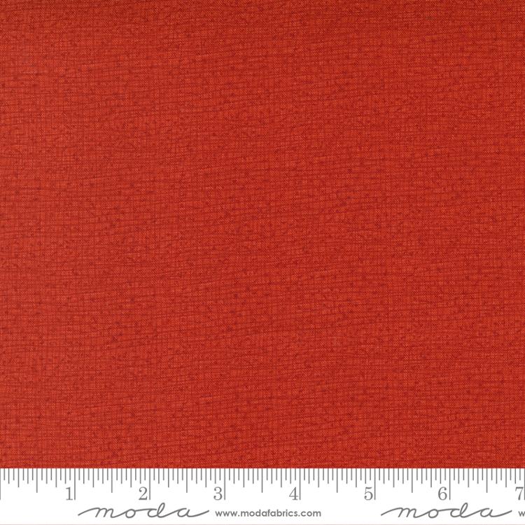 Thatched Texture Smoked Paprika Red Pickens Moda Cotton Fabric MD-48626-183