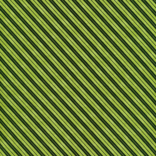 The Boo Crew Halloween Stripe Potion Green Susan Winget Wilmington Prints Cotton Fabric