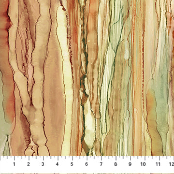 The Great Outdoors Texture Rust Multi Deborah Edwards and Melanie Samra Northcott Fabrics Cotton Fabric NC-DP28450-37