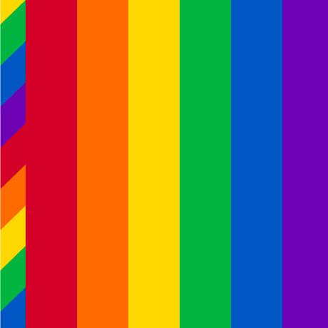 This and That II Rainbow Stripe Narrow Quilting Treasures Cotton Fabric