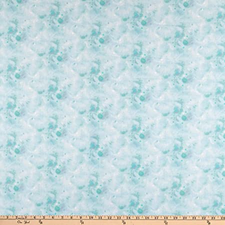 Tight Lines Texture Mist Blue Elizabeth's Studio Cotton Fabric