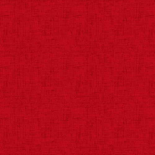 Timeless Linen Basics Texture Bright Red Stacy West Henry Glass Cotton Fabric HG-1027-88