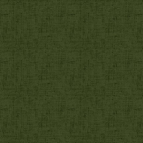 Timeless Linen Basics Texture Dark Green Stacy West Henry Glass Cotton Fabric HG-1027-68