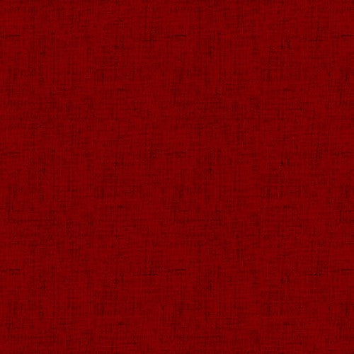 Timeless Linen Basics Texture Dark Red Stacy West Henry Glass Cotton Fabric HG-1027-880