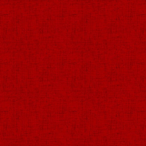 Timeless Linen Basics Texture Red Stacy West Henry Glass Cotton Fabric HG-1027-808