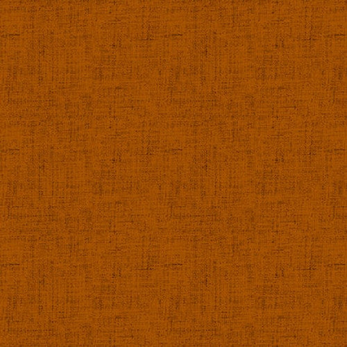 Timeless Linen Basics Texture Rust Stacy West Henry Glass Cotton Fabric HG-1027-333