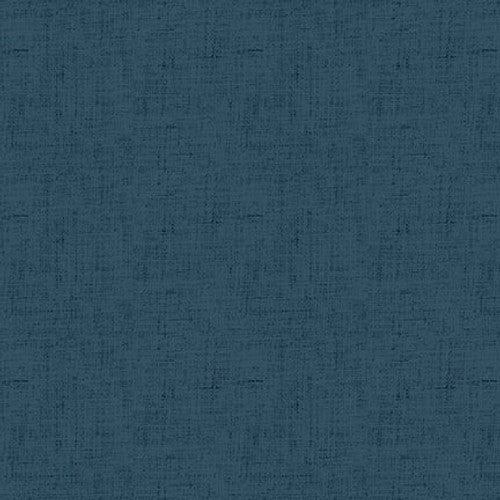 Timeless Linen Basics Texture Slate Blue Stacy West Henry Glass Cotton Fabric HG-1027-75