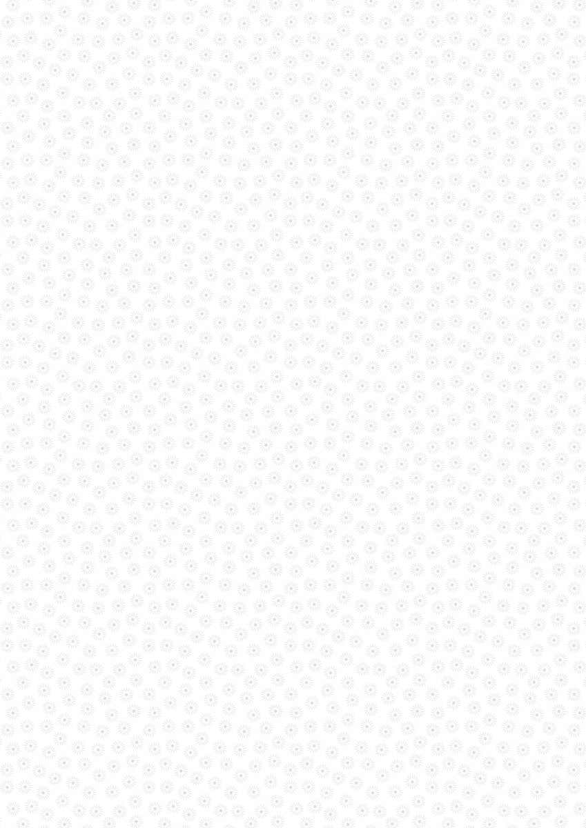 Tiny Tonals Starburst White on White Lewis & Irene Cotton Fabric