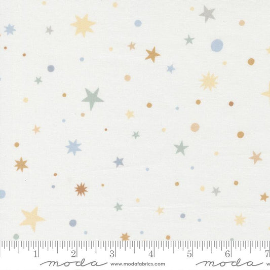 To The Moon And Back Stardust Blenders Dove Multi Paper + Cloth Moda Cotton Fabric MD-25903-11