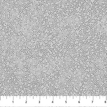 Tonal Trios Ditsy Quartz Medium Grey Patrick Lose Northcott Cotton Fabric NC-10451-93 | US Fabric Shop
