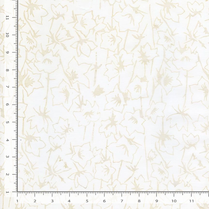 Tonga Batik Pumpkin Flowers Linen Timeless Treasures Cotton Fabric TT-TONGA-B2759-LINEN