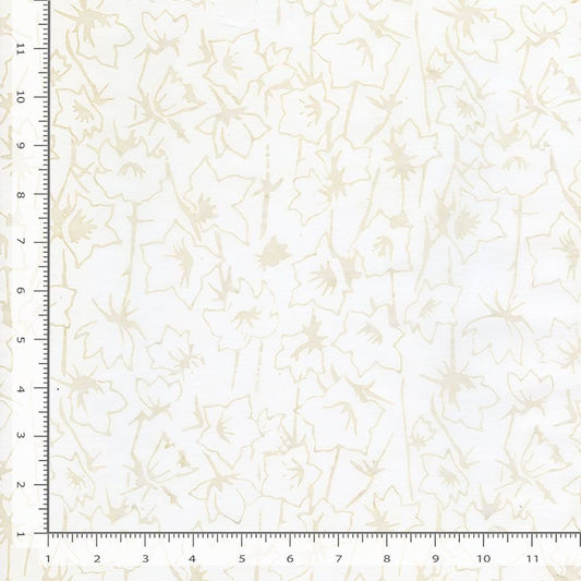 Tonga Batik Pumpkin Flowers Linen Timeless Treasures Cotton Fabric TT-TONGA-B2759-LINEN