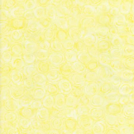 Tonga Batik Rose Swirl Banana Timeless Treasures Cotton Fabric TT-TONGA-B8919-BANANA