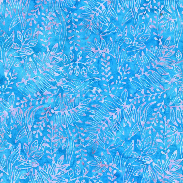 Tonga Batiks Dreamer Fern Valley Turquoise Timeless Treasures Cotton Fabric TT-Tonga-B2550-TURQUOISE