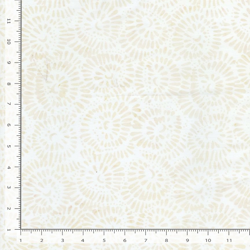 Tonga Heron Bead Flowers Sand Timeless Treasures Cotton Fabric TT-TONGA-B6302-SAND
