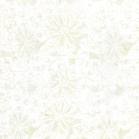 Tonga Heron Water Painted Floral Lace Timeless Treasures Cotton Fabric TT-TONGA-B3064-LACE