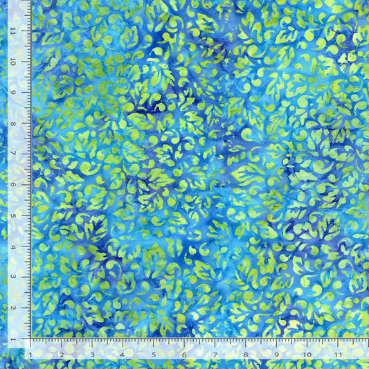 Tonga Royalty Little Leaf Lapis Timeless Treasures Cotton Fabric TT-TONGA-B3898-LAPIS