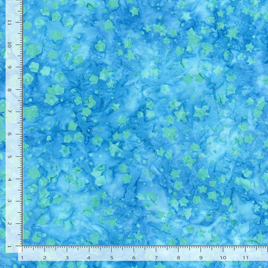 Tonga Royalty USA Stars Turquoise Timeless Treasures Cotton Fabric TT-TONGA-B2816-TURQUOISE
