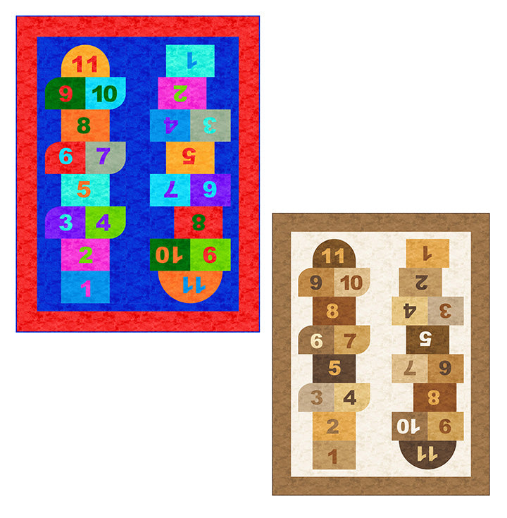 Toscana Hopscotch Quilt Pattern Deborah Edwards Northcott Fabrics NC-PTN3364