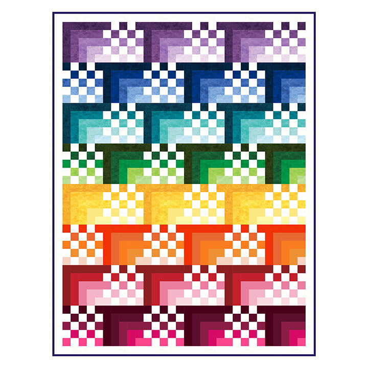 Toscana Rainbowsherbet Quilt Pattern Deborah Edwards Northcott Fabrics NC-PTN3648