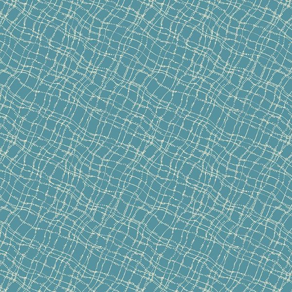 Touchstones Reflections Lines Pool Blue Shell Rubymmel Free Spirit Cotton Fabric