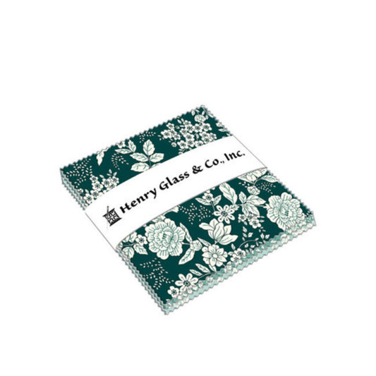 Tranquility 10" Squares Kim Diehl Henry Glass Cotton Fabric HG-FB610HG.TRANQUILITY