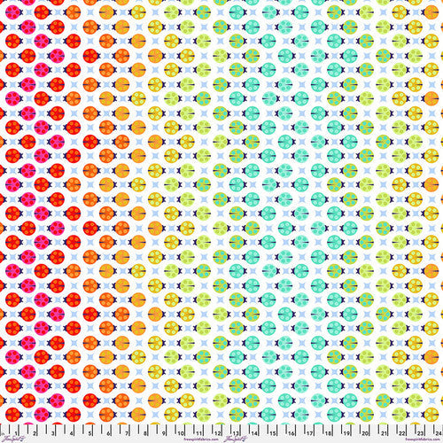 True Colors Painted Ladies Multi Tula Pink Free Spirit Minky Fabric FS-MKTP006.GLOW