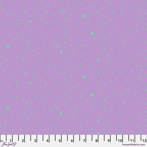 True Colors Space Sprinkles Frozenberry Purple Tula Pink Free Spirit Cotton Fabric FS-PWTP254.FROZENBERRY