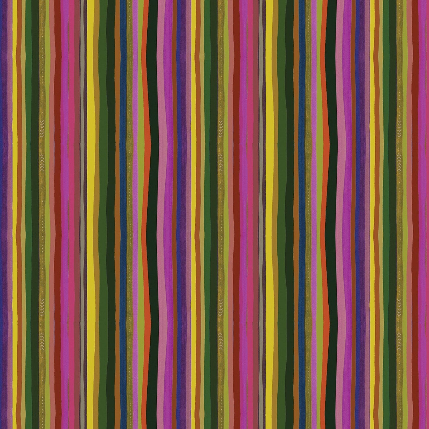 True Colors Stripe Multi Danielle Duer Benartex Cotton Fabric