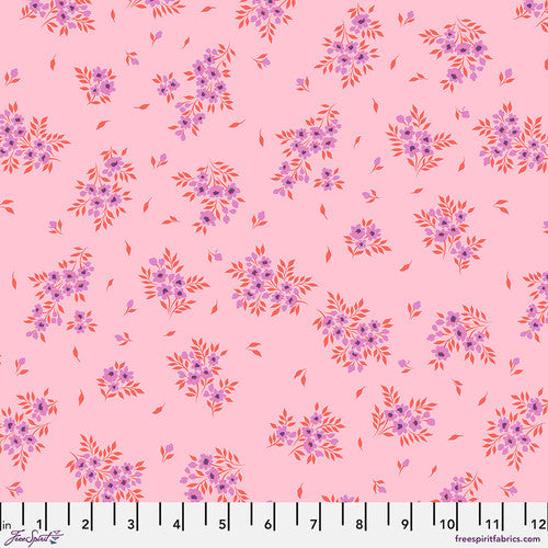 True Colors What a Ditz Pinklemonade Pink Tula Pink Free Spirit Cotton Fabric FS-PWTP253.PINKLEMONADE