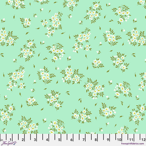 True Colors What a Ditz Spearmint Green Tula Pink Free Spirit Cotton Fabric FS-PWTP253.SPEARMINT