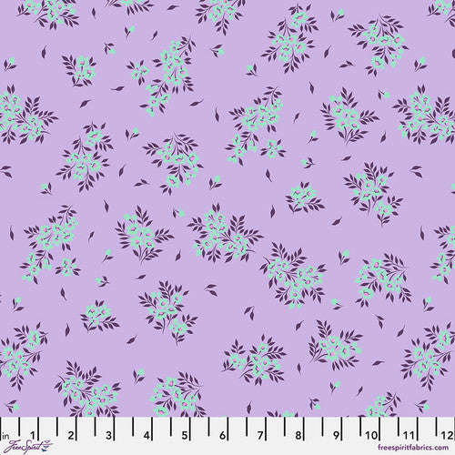 True Colors What a Ditz Viola Purple Tula Pink Free Spirit Cotton Fabric FS-PWTP253.VIOLA
