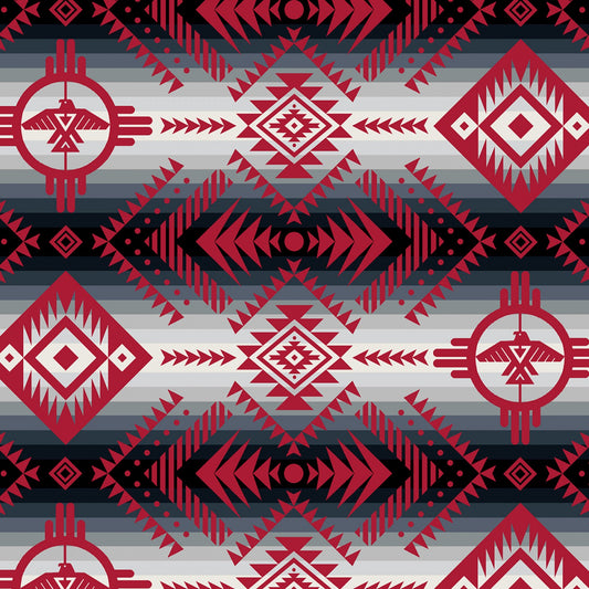 Tucson Thunderbird Cherry Red Elizabeth's Studio Cotton Fabric ES-647-CHERRY