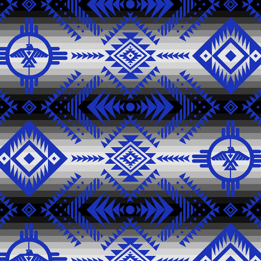 Tucson Thunderbird Royal Blue Elizabeth's Studio Cotton Fabric ES-647-ROYAL