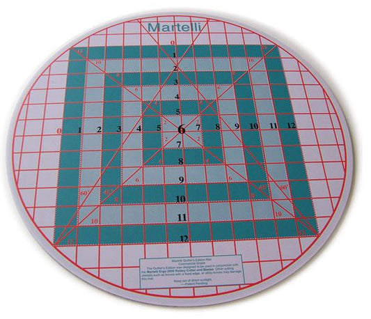 Turn Table Mat Top 16" Round Self Healing Plastic Martelli Enterprises ME-TM-17-R