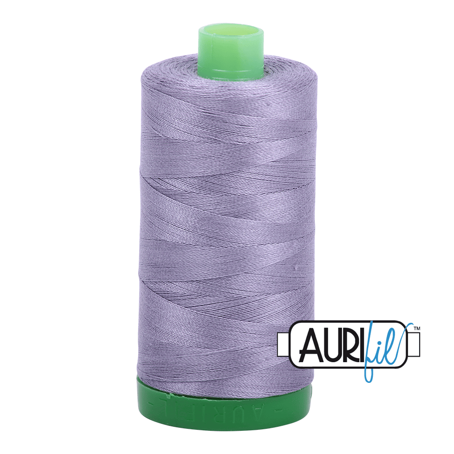 Twilight Grey 40 wt 1094 yd Large Spool Aurifil Cotton Quilting Thread AF-MK40SC6-6733
