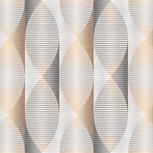 Twisted Ribbons 108" Wide back Neutral Color Principle Henry Glass Cotton Fabric
