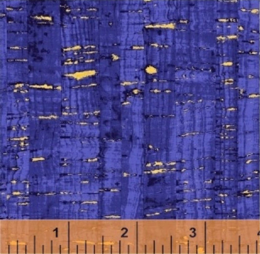 Uncorked Royal Dark Purple Metallic Thread Windham Cotton Fabric WF-50107M-40