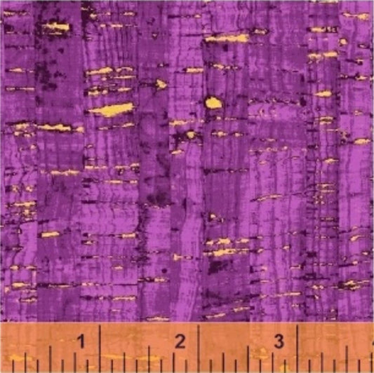 Uncorked Violet Metallic Thread Windham Cotton Fabric WF-50107M-30