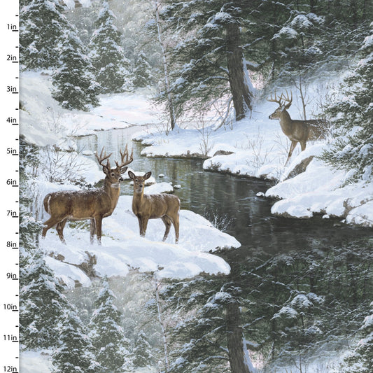 Under the Moonlight Surprise Encounter Multi Abraham Hunter 3 Wishes Cotton Fabric 3W-23766-MLT