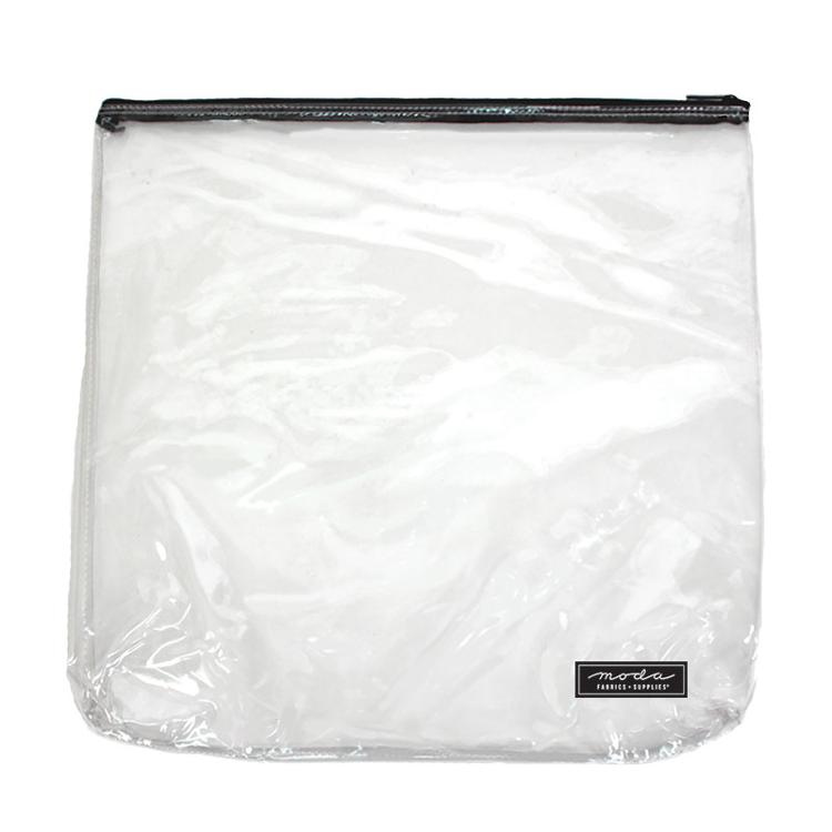 Clear Bag Zipper 14"x14" United Notions Exclusive Elan Moda ELAN-PB14