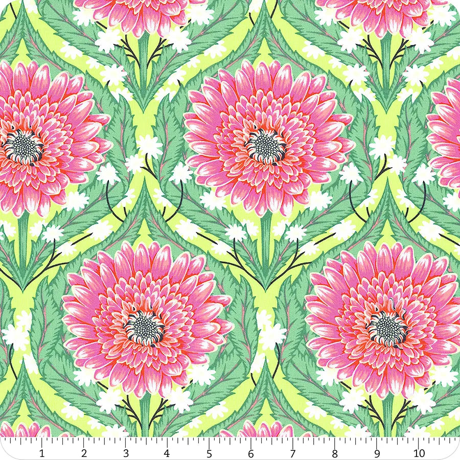 Untamed Daisy and Confused Neon Moonbeam Tula Pink Free Spirit Cotton Fabric